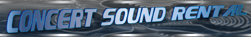 Concert Sound Rental